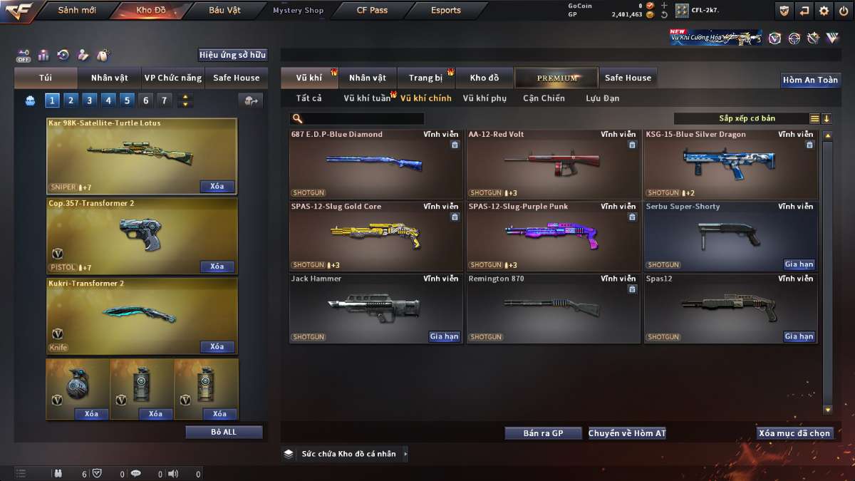 shop acc cf uy tin gia re